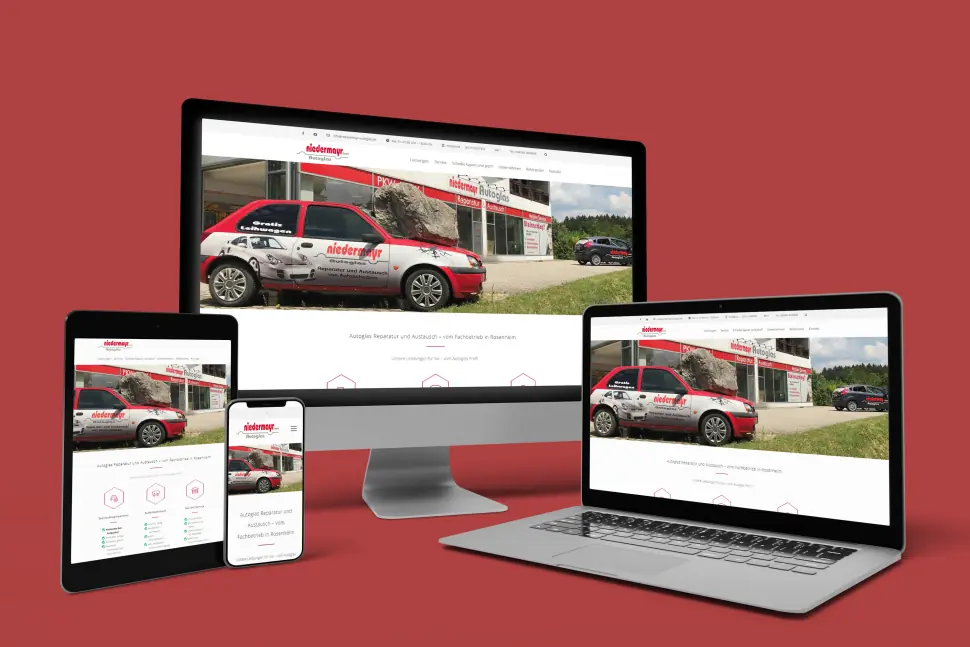Website Niedermayr Autoglas GmbH