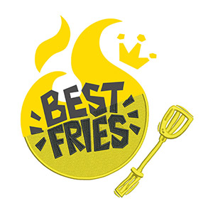Stickprogramm Best Fries Pommes mit Wender