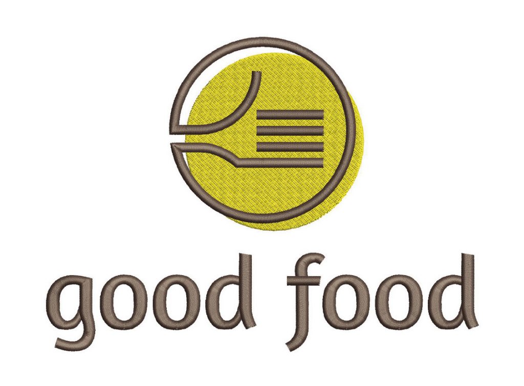 Das Stickprogramm Good Food Logo
