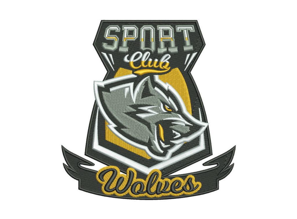 Das Stickprogramm Sport Club Wolves