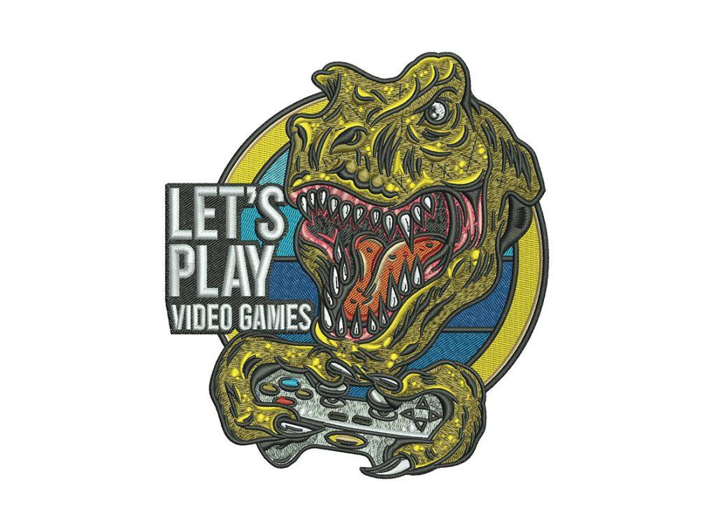 Das Stickprogramm Lets Play Video Games