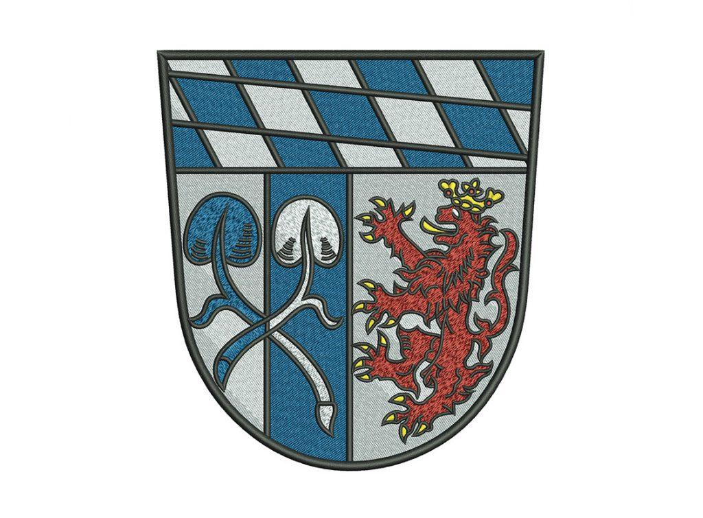Das Stickprogramm Wappen Landkreis Rosenheim