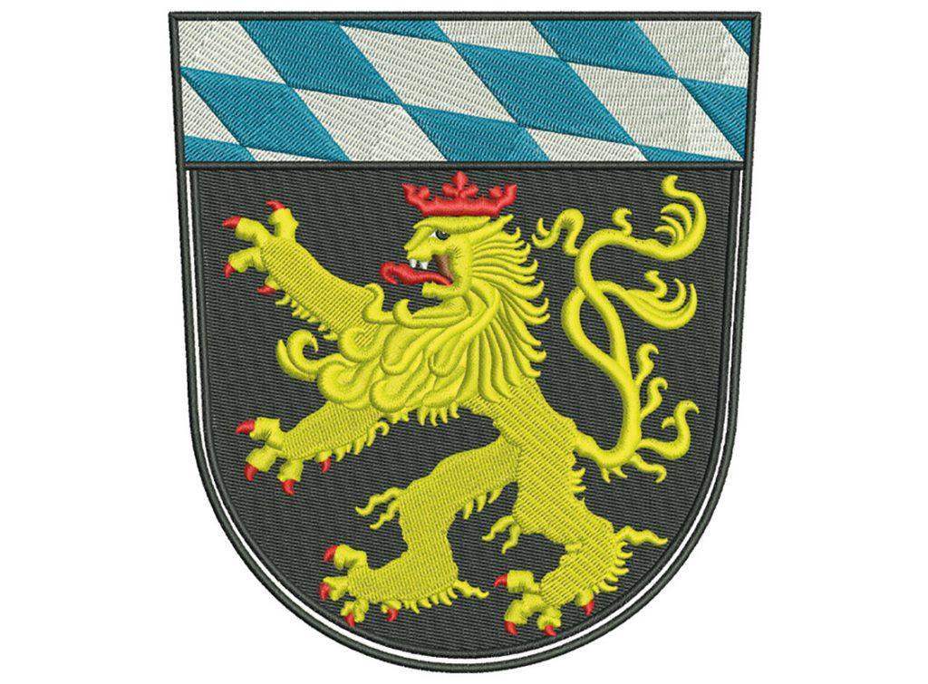 Das Stickprogramm Wappen Oberbayern