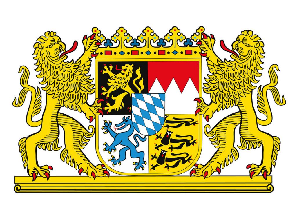 Das Stickprogramm Wappen Bayern